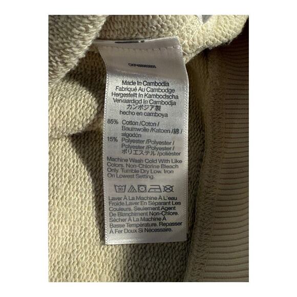 NEW Madewell Women’s XXS The McCarren Midweight Crewneck Sweatshirt In Parchment - Picture 8 of 9
